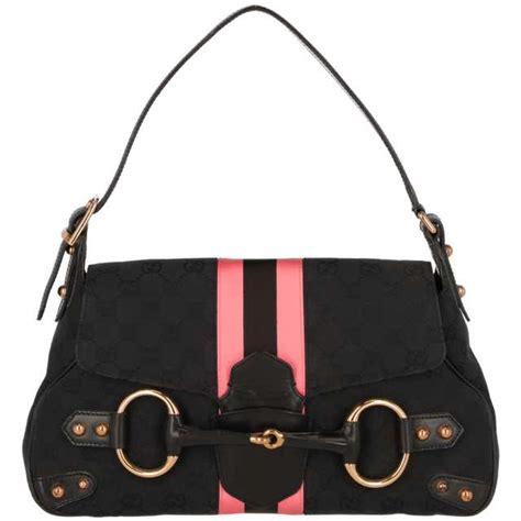 signature gucci bags|gucci black monogram bag.